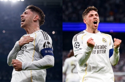 Valverde's hat-trick dazzles Manchester City