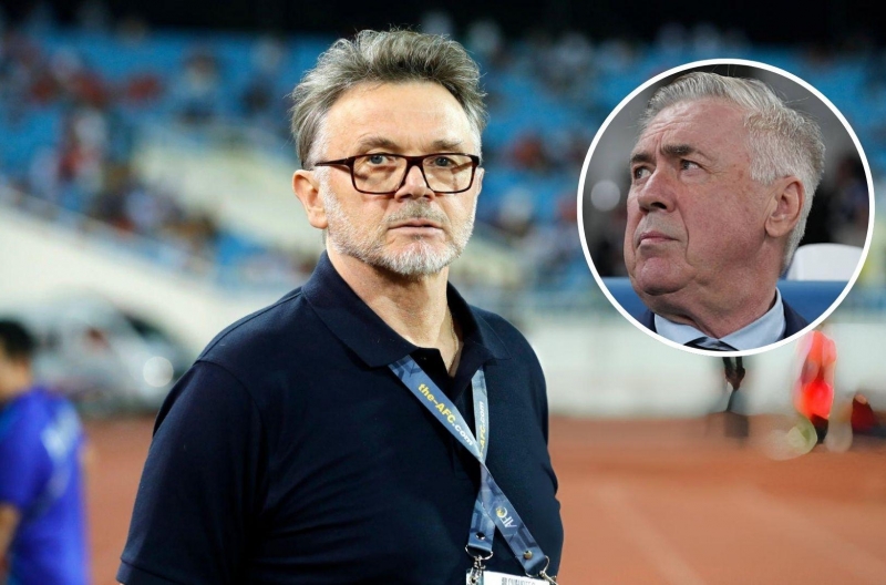 Coach Troussier lavishes praise on Carlo Ancelotti