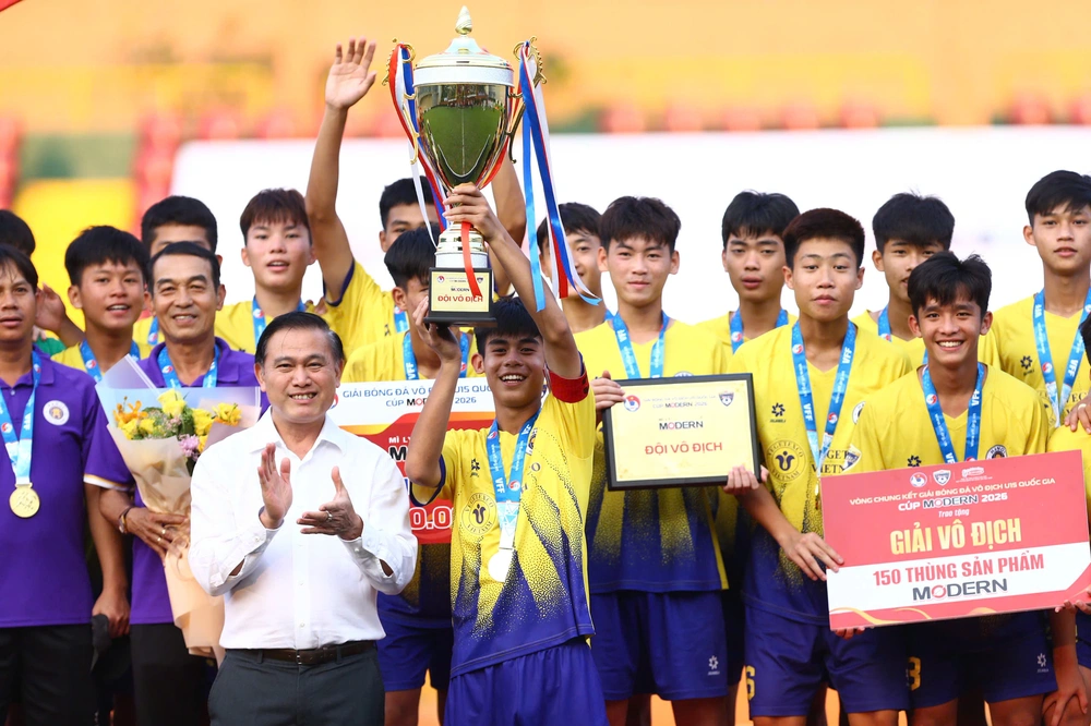 Hà Nội vô địch U15 quốc gia 2026 - Ảnh 2. Hà Nội vô địch U15 quốc gia 2026 - Ảnh 2.