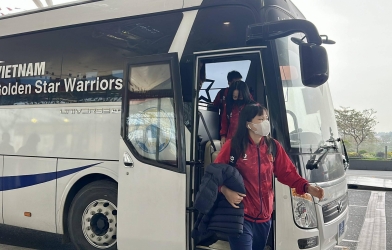 The Vietnam women's national team has arrived in China, ready for friendly matches.