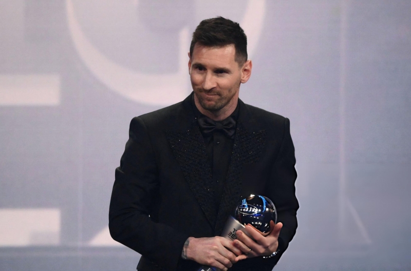 Messi hits an unfortunate milestone at FIFA The Best