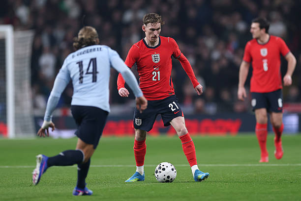 James Garner gây ấn tượng tích cực ngay trận đấu ra mắt tuyển Anh