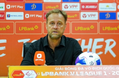 Coach Polking speaks out after CAHN's defeat against Hanoi