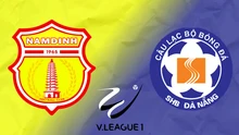 Live stream link for Nam Dinh vs SHB Da Nang football match at 6 PM today, V-League round 8