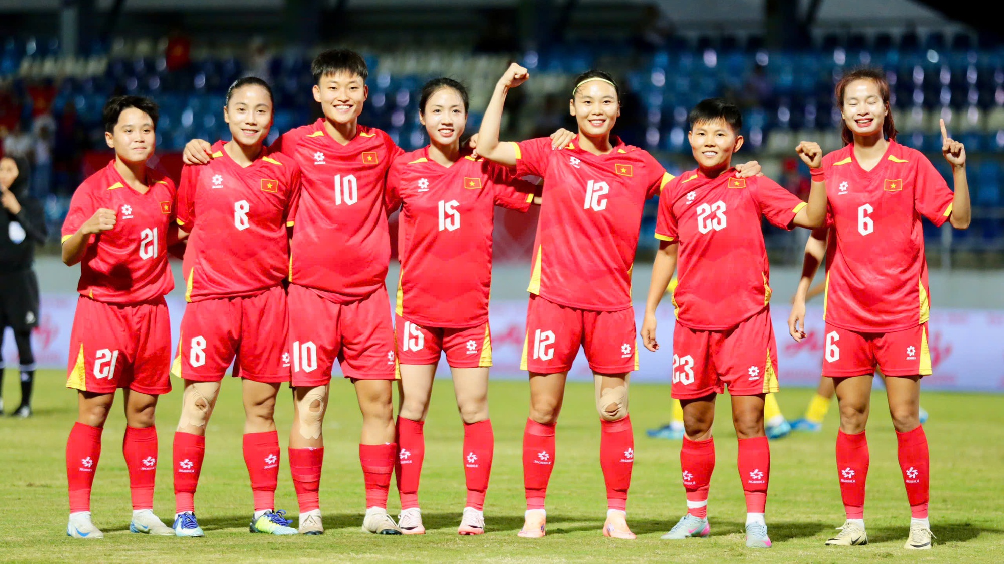 Chiến thắng đậm đà 7-0, đội tuyển nữ Việt Nam có khởi đầu ấn tượng