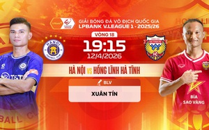 Live streaming link for Hanoi FC vs Hong Linh Ha Tinh football match at 19:15 today, V-League round 18