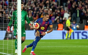 Despite a 3-0 win, Barcelona is eliminated by Atletico Madrid in the Spanish King's Cup semifinals.