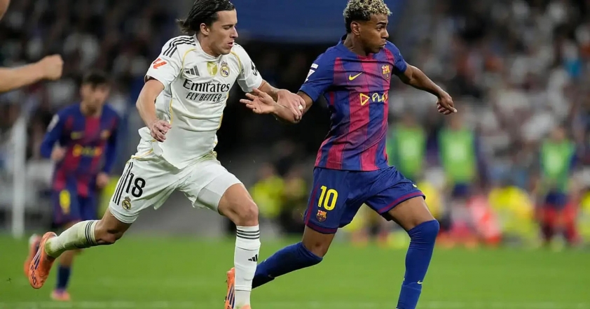 Alvaro Carreras đã khoá chặt ngôi sao của Barca. (Ảnh: ESPN)