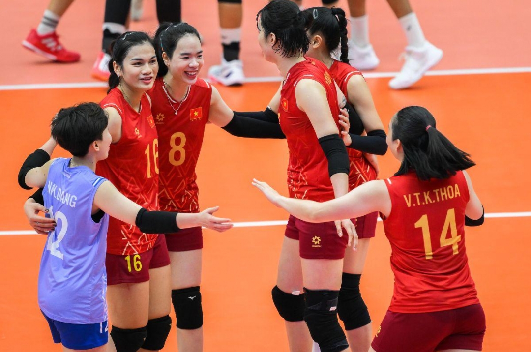 越南女子排球隊連續第四次晉級東南亞運動會決賽