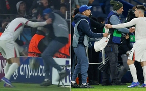Chelsea's shocking incident as a ball boy is pushed during PSG defeat