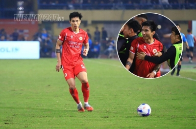 Van Hau speaks out after being stretchered off the field