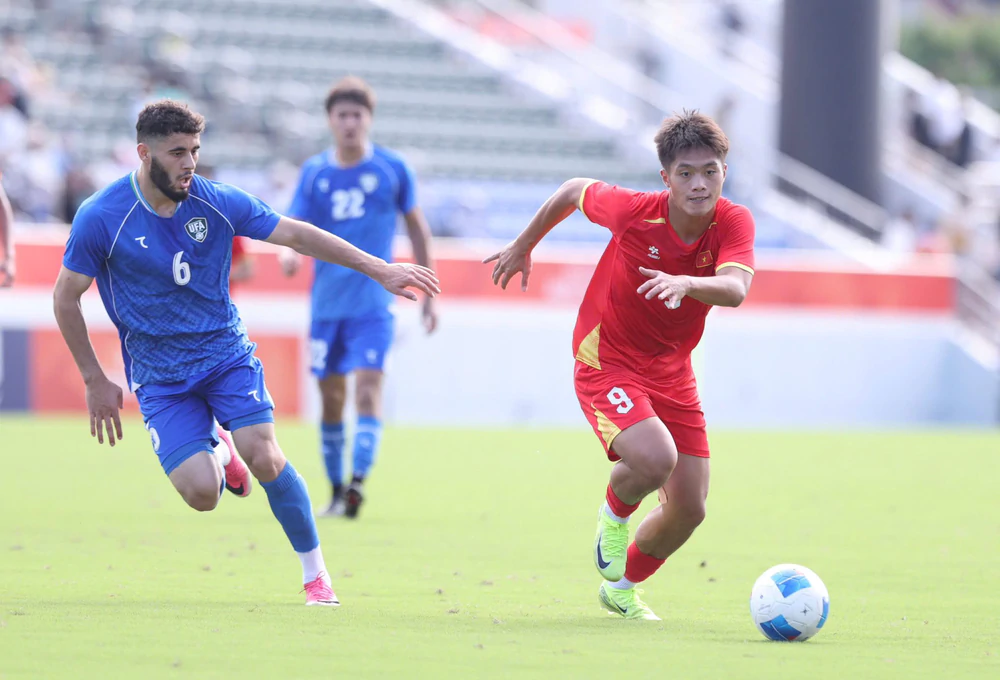 U23 Việt Nam sẽ gặp U23 Hàn Quốc ở tứ kết môn bóng đá nam của ASIAD 2026. Ảnh: Hoàng Hồ/VFF