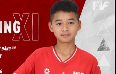 Vietnamese prodigy scores 7 goals against Chinese club