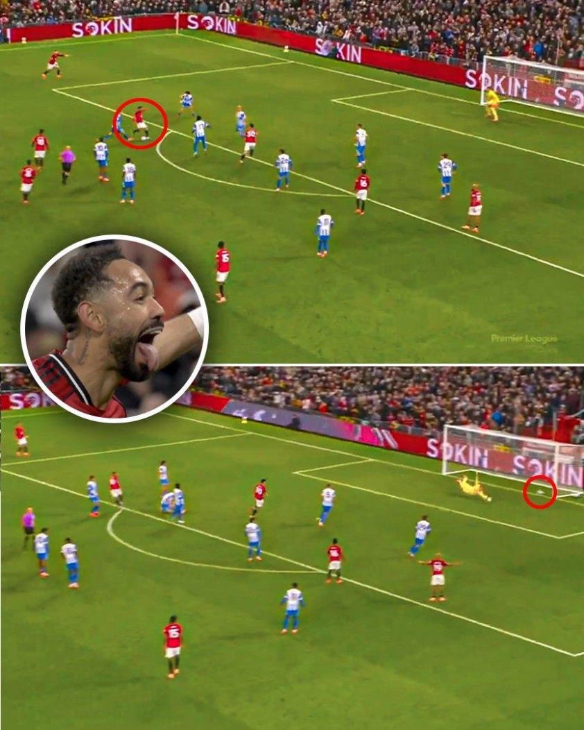 Tình huống ghi bàn của Cunha (Ảnh: ESPN).