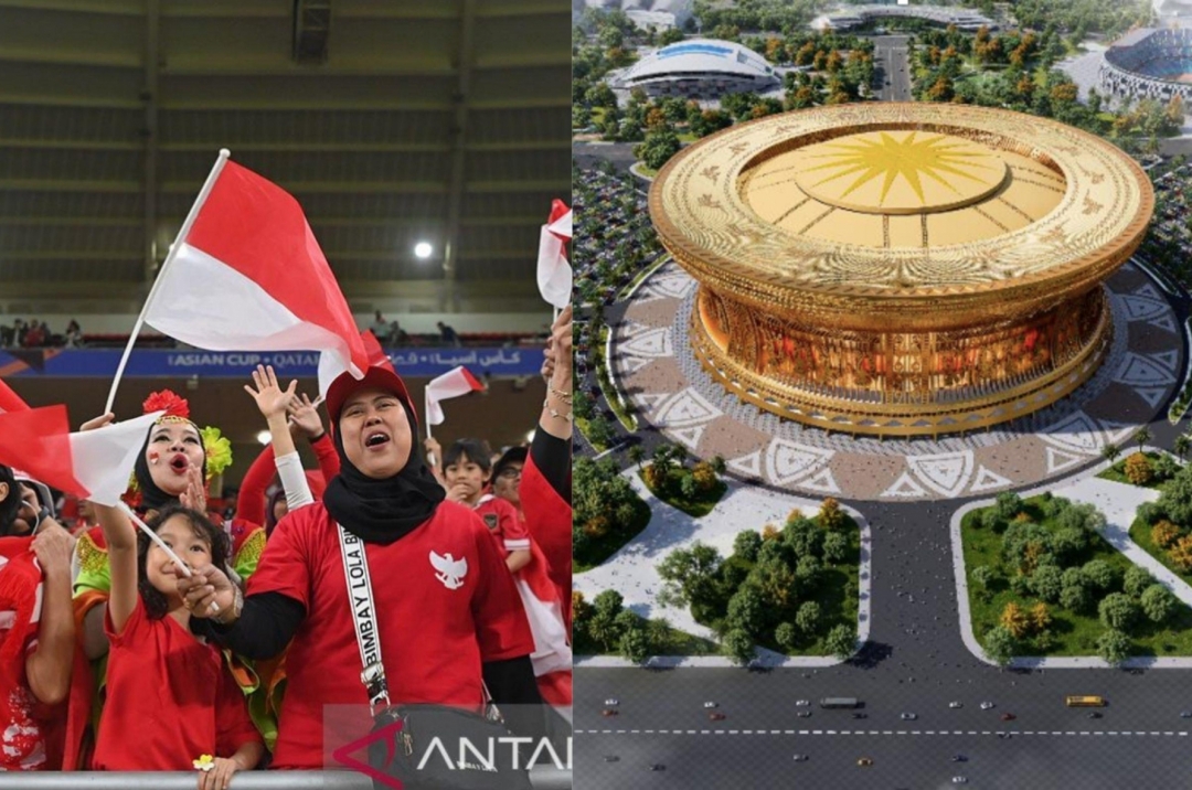 Did Indonesian media confuse Vietnam's largest stadium in the world?