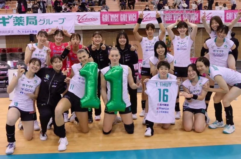 日本球隊獻上壓倒性勝利予陳清秋