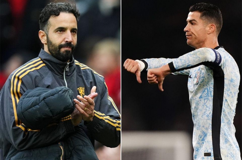 Amorim fiercely responds to Ronaldo&#39;s criticism of MU