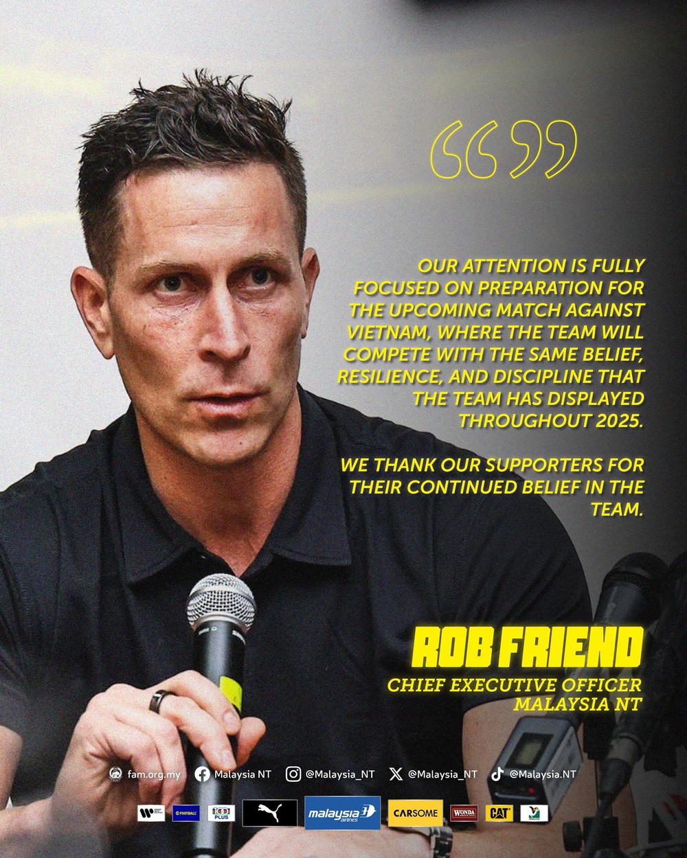 CEO đội tuyển Malaysia lên tiếng về án phạt của AFC, dốc sức cho trận tái đấu đội tuyển Việt Nam - Ảnh 1.