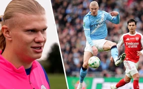 Haaland sends a warning to Arsenal ahead of the season's 'final'