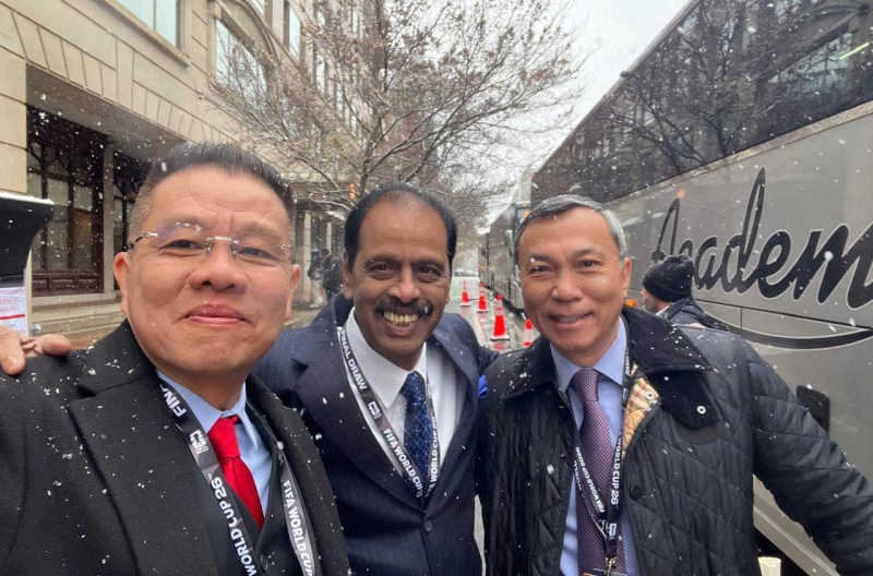 越南足球協會主席出席2026年世界盃決賽圈抽籤儀式