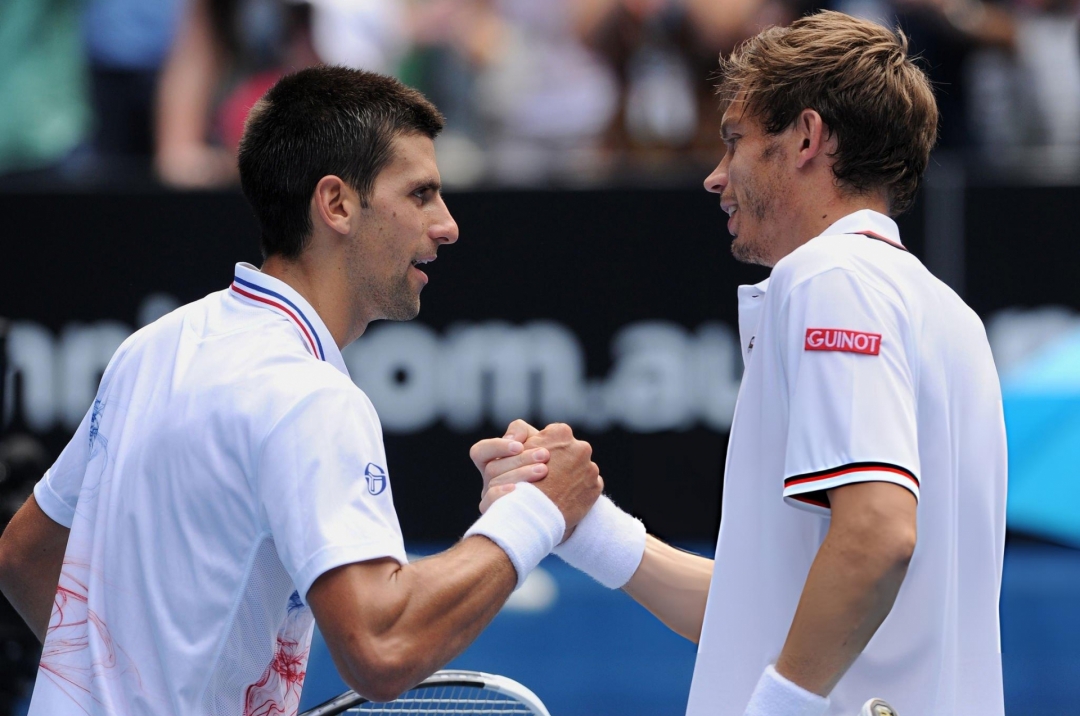 Djokovic shows a heartfelt gesture towards two Grand Slam champions