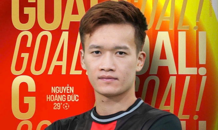 Hoàng Đức toả sáng rực rỡ, Ninh Bình nhấn chìm Nam Định 2-0