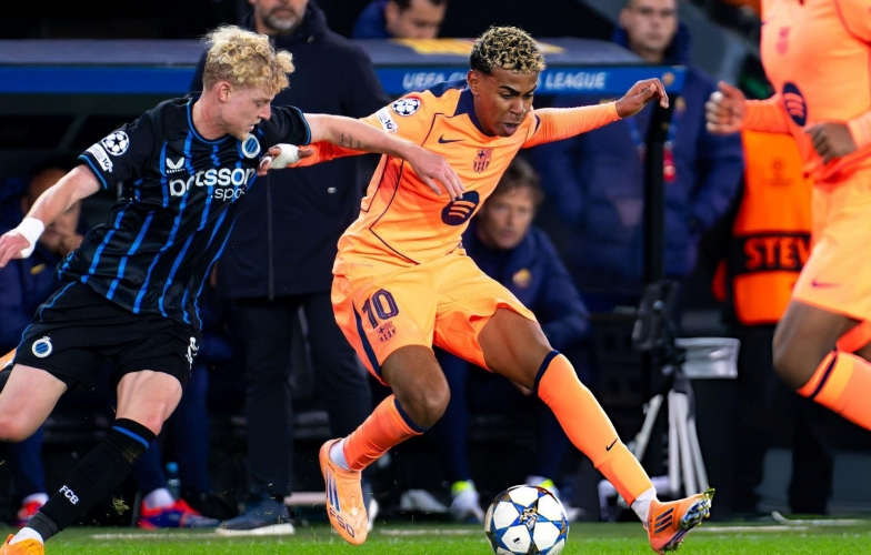 Yamal shines brightly, yet Barca suffers a disappointing point drop in the Champions League