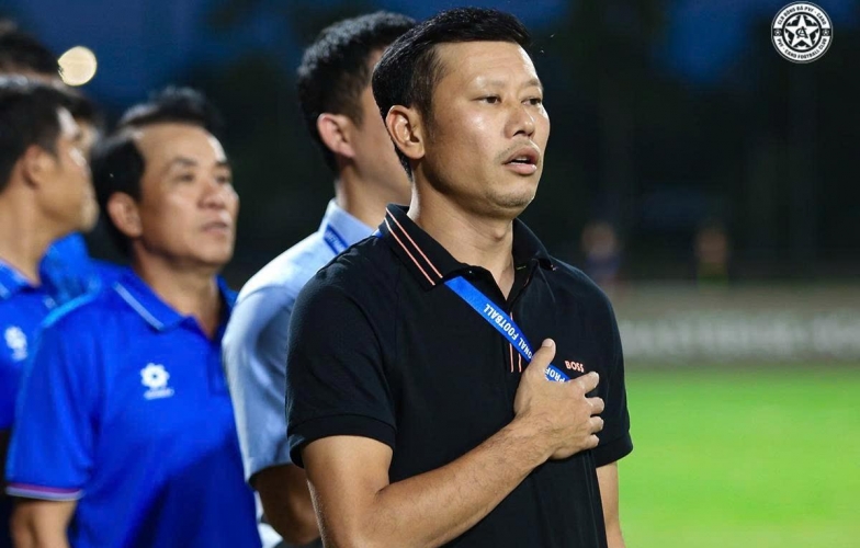 After drawing with HAGL, Coach Thach Bao Khanh praised his players for their best match yet