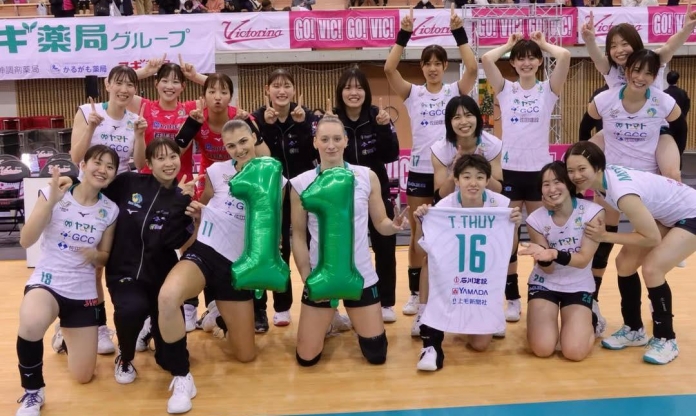 Đội bóng Nhật Bản tặng chiến thắng hủy diệt cho Thanh Thúy