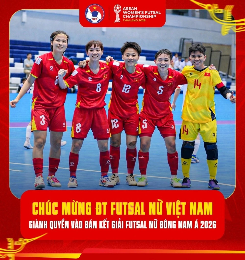 Tuyển futsal nữ Việt Nam gặp Thái Lan ở bán kết giải Futsal nữ Đông Nam Á 2026