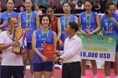 Vietnam continues to host the top women's volleyball tournament in Southeast Asia