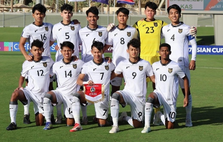 Live broadcast of U17 Indonesia vs Zambia, 22:45 today, November 4th