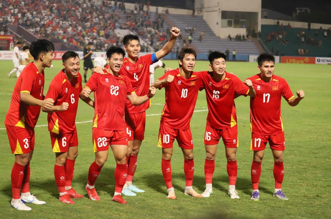Coach Kim Sang Sik receives the most delightful news about Vietnam U23