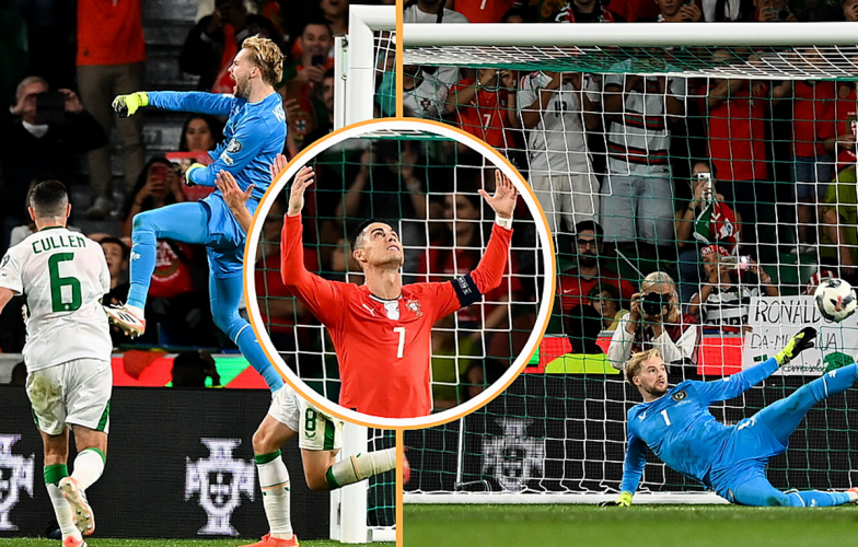 Kelleher achieved a remarkable feat by saving a penalty against Ronaldo