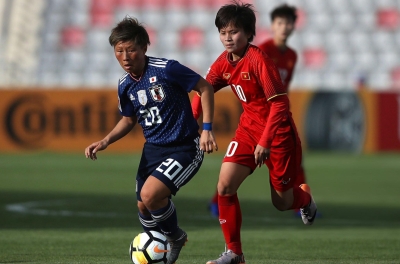 Live coverage of Vietnam Women's vs Japan Women's football: Extremely unusual lineup