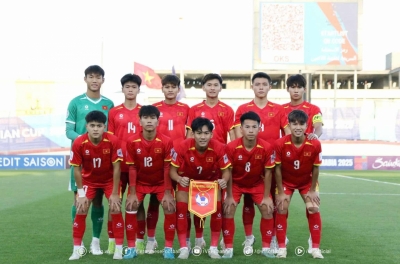 If U17 Vietnam defeats West Asia, will they secure a historic World Cup spot?