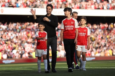 The son of coach Mikel Arteta is making waves at Arsenal