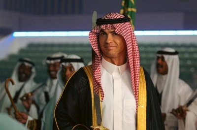 Ronaldo surprisingly took part in a special 'ritual' despite not being Muslim.