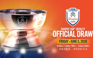 At 10:00 AM this morning (June 5), the draw for the 2026/27 Shopee Cup takes place.