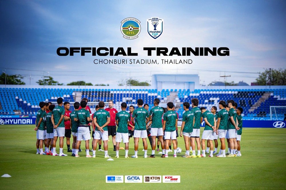 Dù bị đánh giá thấp hơn tuyển Việt Nam Timor Leste hứa hẹn sẽ mang đến không ít thử thách khi sở hữu lực lượng được xem là mạnh nhất trong lịch sử bóng đá nước này để tham dự giải đấu khu vực. Ảnh: FFTL