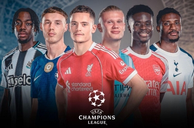 3 out of 6 English teams hold a significant advantage in the Champions League knockout stage