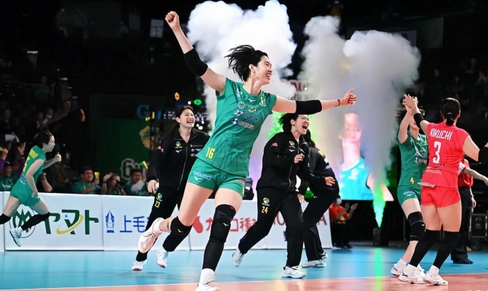 Chủ công Thanh Thúy lần đầu nhận vinh dự cao quý tại giải bóng chuyền Nhật Bản