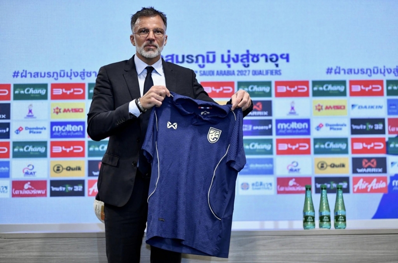 Newly appointed Thailand coach aims for 2027 Asian Cup qualification