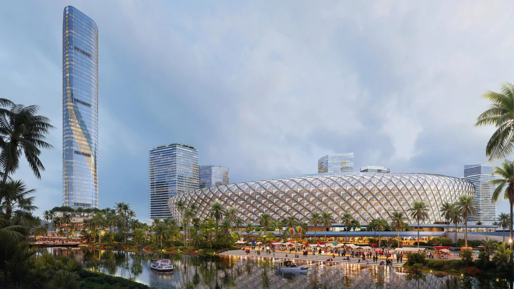 Thiết kế sân vận động Rạch Chiếc vừa được Populous công bố - Ảnh: Populous/Dezeen Thiết kế sân vận động Rạch Chiếc vừa được Populous công bố - Ảnh: Populous/Dezeen