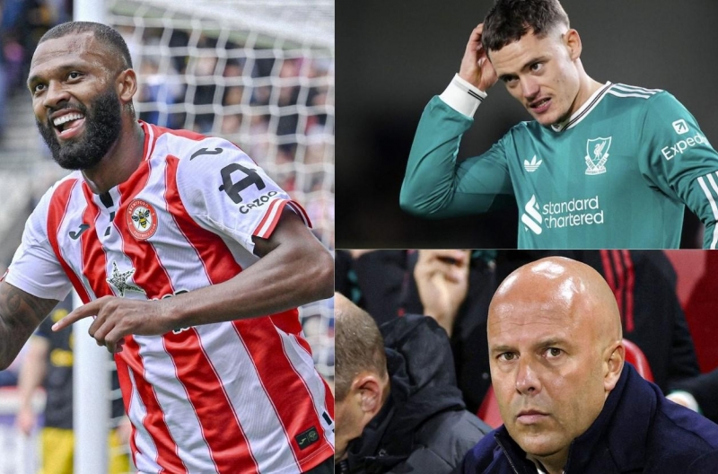 After losing to Brentford, Liverpool officially drops out of the Premier League top 5.