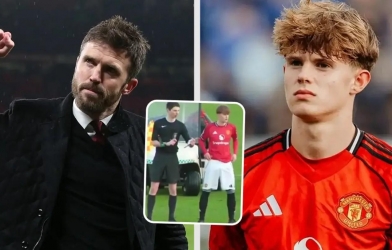 Carrick's son unexpectedly becomes the center of attention