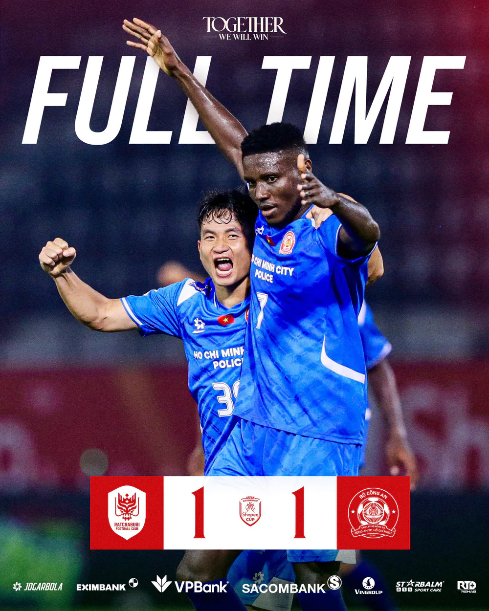Bảng A Shopee Cup 2026/27, Ratchaburi 1-1 CATP.HCM: Trận hòa đầy tiếc nuối - Ảnh 1. Bảng A Shopee Cup 2026/27, Ratchaburi 1-1 CATP.HCM: Trận hòa đầy tiếc nuối - Ảnh 1.