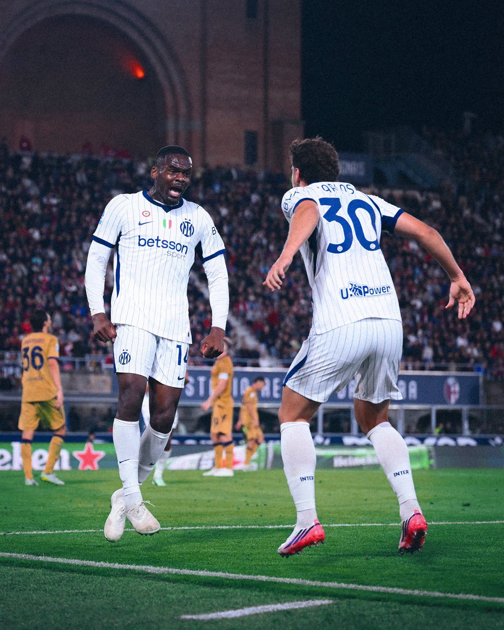 Inter Milan hạ Bologna 3-1 ở vòng 7 Serie A. Ảnh: CLB Inter Milan Inter Milan hạ Bologna 3-1 ở vòng 7 Serie A. Ảnh: CLB Inter Milan