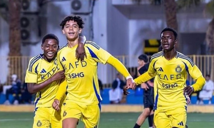 Con trai Ronaldo lập cú đúp lịch sử, đưa U15 Al Nassr vô địch King’s Cup