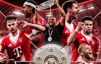 Bayern Munich officially crowned Bundesliga champions for the 2025/26 season.